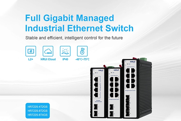 HRUI Full Gigabit Managed Industrial Switch